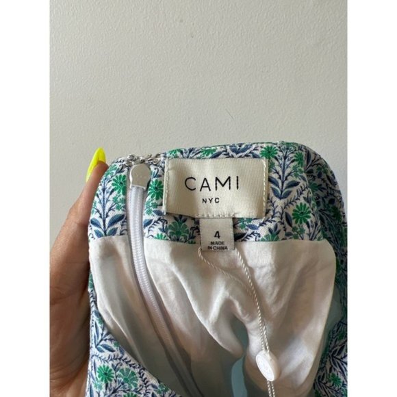 Cami NYC Bia Floral Mini Skirt Women's Turquoise Wallpaper Size: 4 NWT - Picture 9 of 10